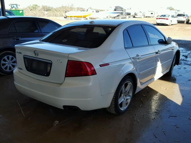 19UUA66246A069658 - 2006 ACURA 3.2TL WHITE photo 4