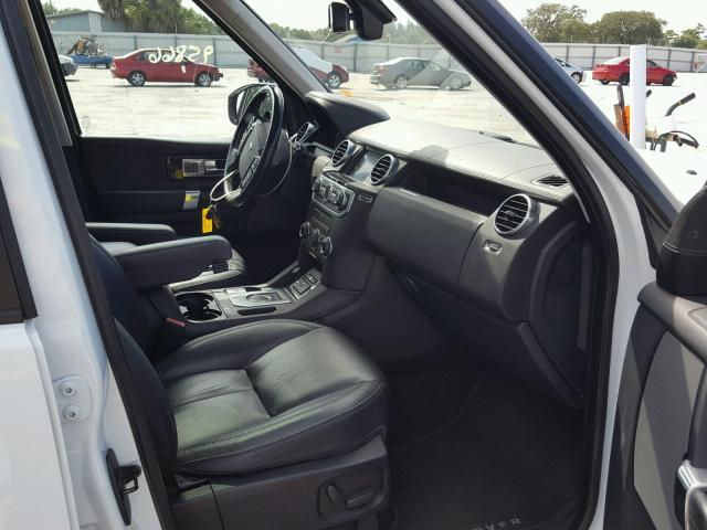 SALAK2V62FA759476 - 2015 LAND ROVER LR4 HSE LU WHITE photo 5