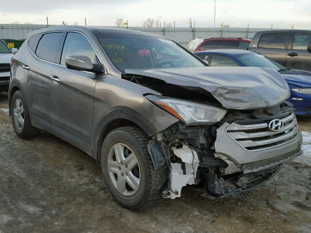 5XYZUDLA4DG095220 - 2013 HYUNDAI SANTA FE S GRAY photo 1