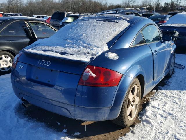 TRUTC28N0Y1001239 - 2000 AUDI TT BLUE photo 4