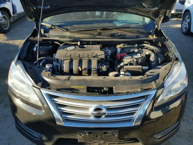 3N1AB7AP1FY303289 - 2015 NISSAN SENTRA S BLACK photo 7