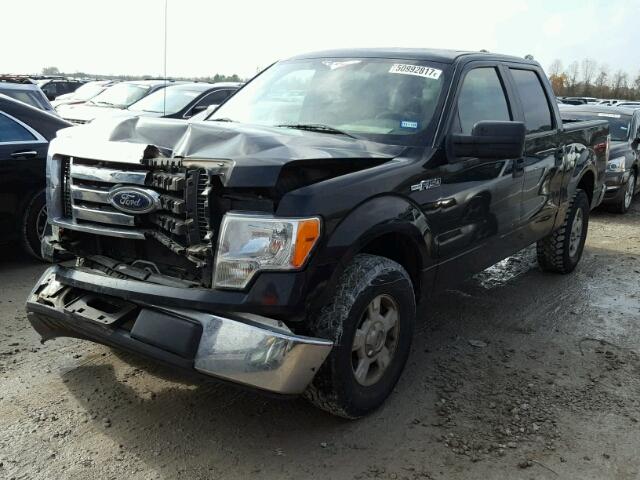 1FTEW1C81AFA14371 - 2010 FORD F150 SUPER BLACK photo 2