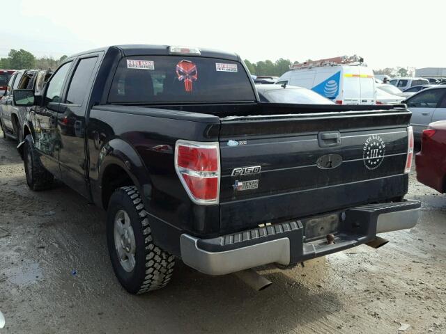 1FTEW1C81AFA14371 - 2010 FORD F150 SUPER BLACK photo 3