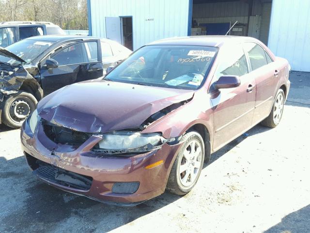 1YVFP80C465M02060 - 2006 MAZDA 6 I BURGUNDY photo 2