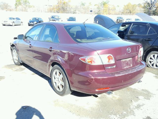 1YVFP80C465M02060 - 2006 MAZDA 6 I BURGUNDY photo 3