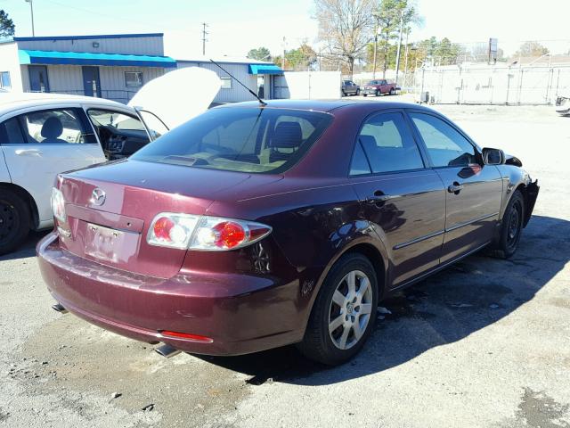 1YVFP80C465M02060 - 2006 MAZDA 6 I BURGUNDY photo 4