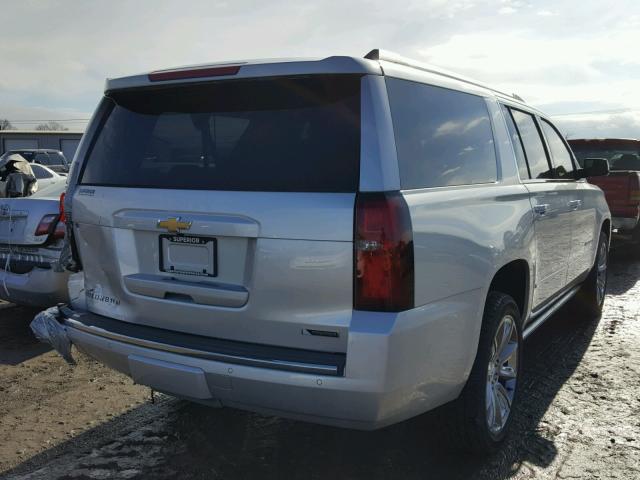 1GNSKJKC1HR324198 - 2017 CHEVROLET SUBURBAN K SILVER photo 4