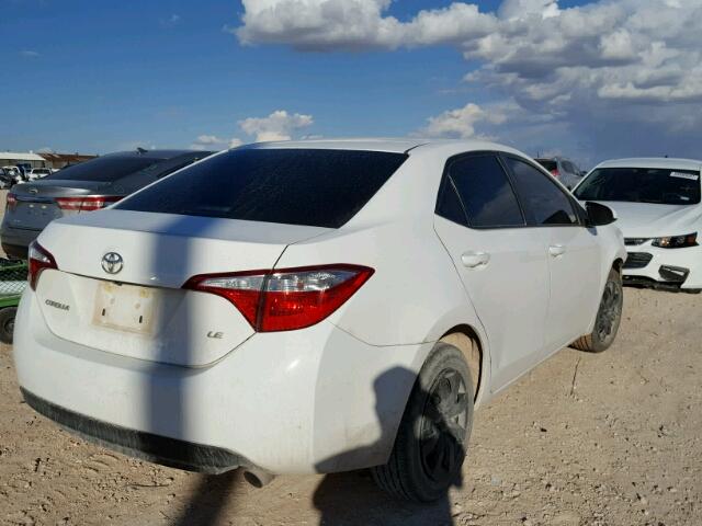 5YFBURHE5GP540641 - 2016 TOYOTA COROLLA L WHITE photo 4