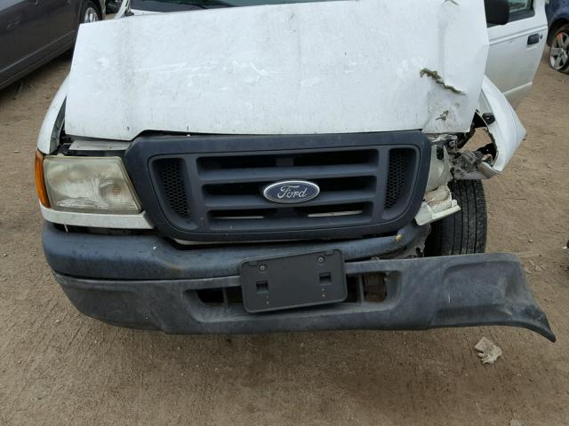 1FTYR10D44PA44209 - 2004 FORD RANGER WHITE photo 7