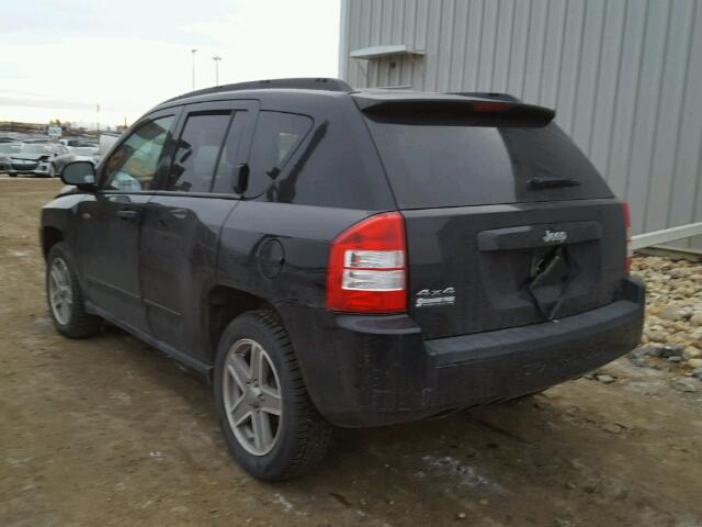 1J8FF47W88D666272 - 2008 JEEP COMPASS SP BLACK photo 3