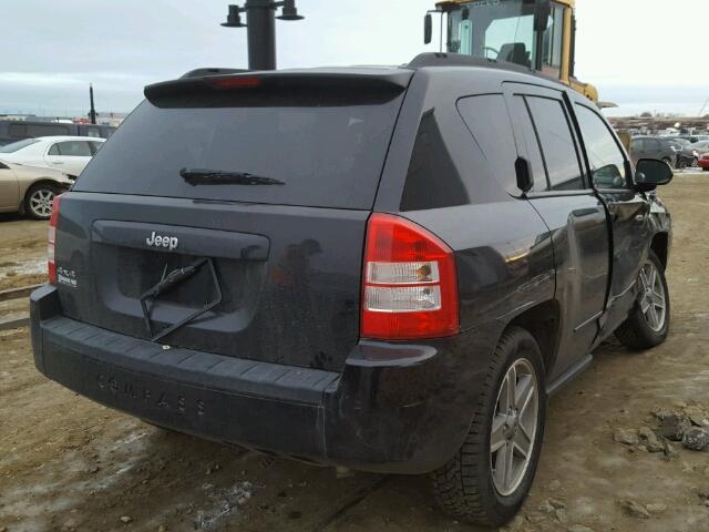 1J8FF47W88D666272 - 2008 JEEP COMPASS SP BLACK photo 4