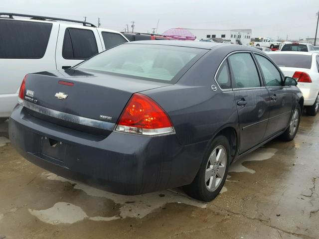 2G1WT58K981312153 - 2008 CHEVROLET IMPALA LT CHARCOAL photo 4