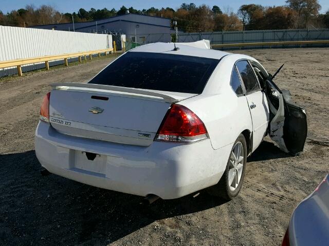 2G1WC5E37D1159893 - 2013 CHEVROLET IMPALA LTZ WHITE photo 4