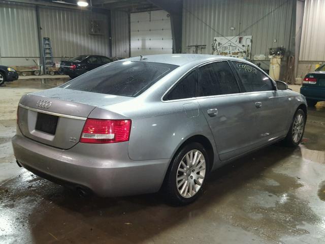 WAUDH74F87N056263 - 2007 AUDI A6 3.2 QUA SILVER photo 4