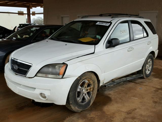 KNDJD733865594470 - 2006 KIA SORENTO EX WHITE photo 2