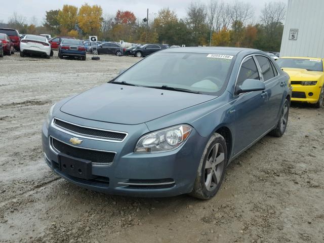 1G1ZF57529F111656 - 2009 CHEVROLET MALIBU HYB ტალღისფერი ფოტო 2