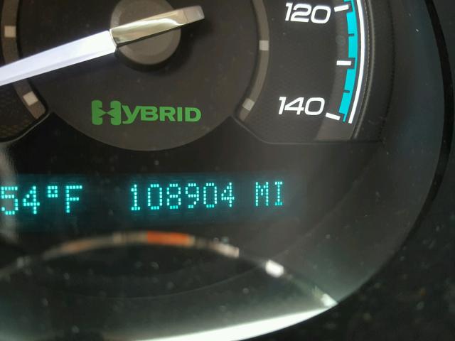 1G1ZF57529F111656 - 2009 CHEVROLET MALIBU HYB ტალღისფერი ფოტო 8