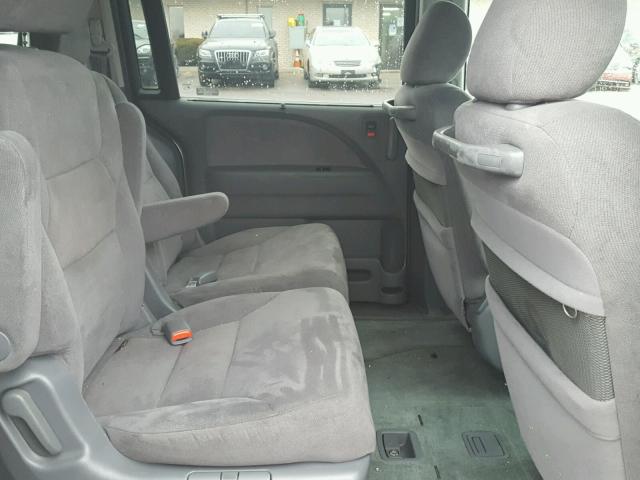 5FNRL38485B408519 - 2005 HONDA ODYSSEY EX SILVER photo 6