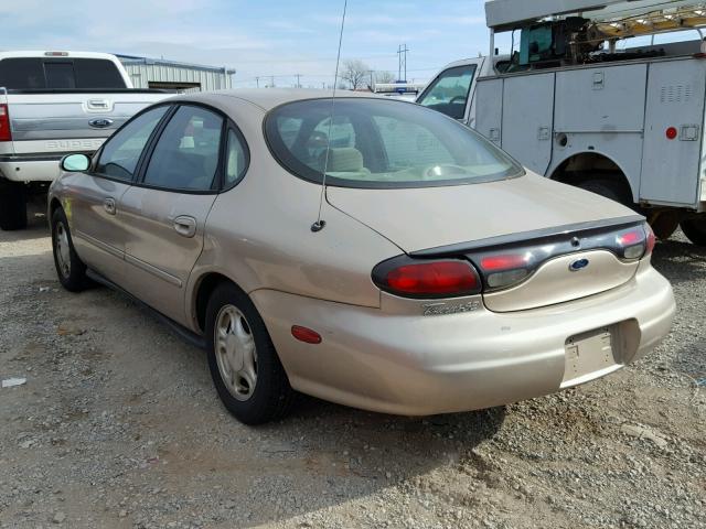 1FAFP52U8WG226232 - 1998 FORD TAURUS LX TAN photo 3