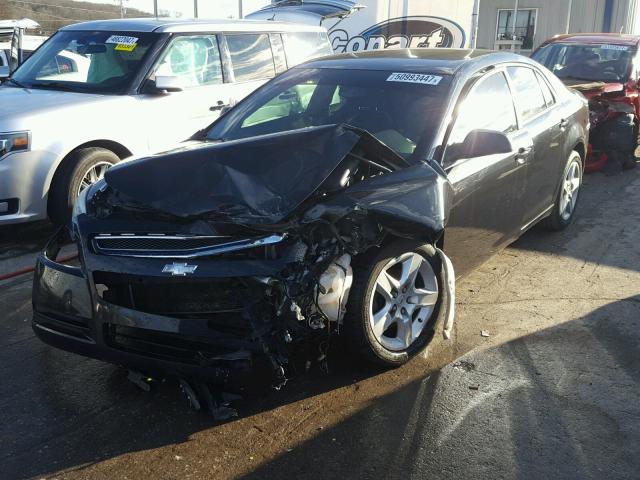 1G1ZA5EB8A4154406 - 2010 CHEVROLET MALIBU LS GRAY photo 2