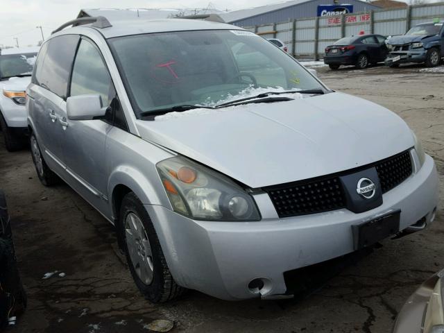 5N1BV28U46N113244 - 2006 NISSAN QUEST S SILVER photo 1