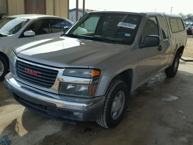 1GTCS196158204741 - 2005 GMC CANYON SILVER photo 2