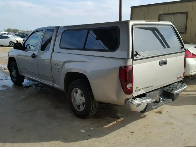 1GTCS196158204741 - 2005 GMC CANYON SILVER photo 3