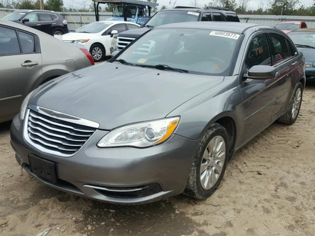 1C3CCBABXCN248624 - 2012 CHRYSLER 200 LX GRAY photo 2