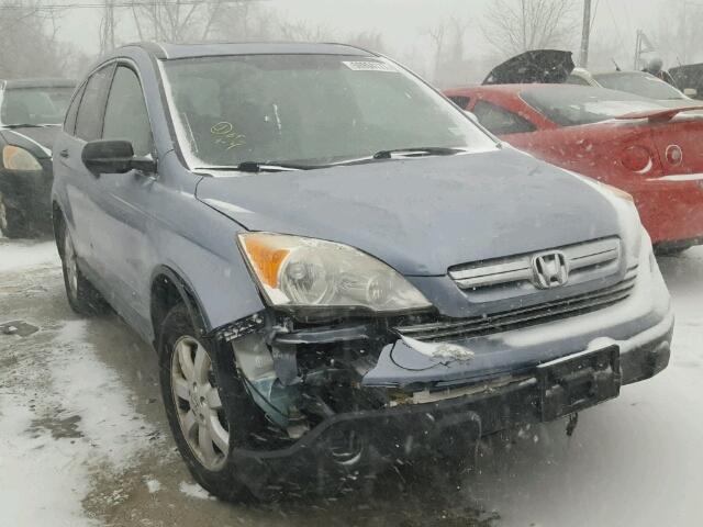 JHLRE48517C003209 - 2007 HONDA CR-V EX BLUE photo 1