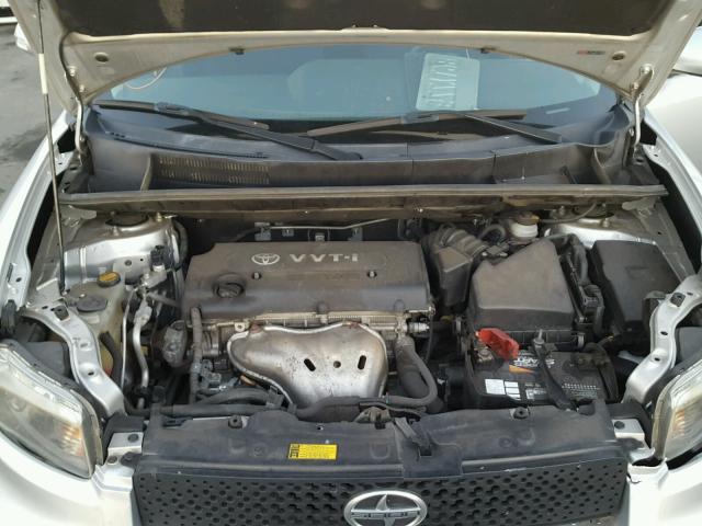 JTLKE50E981005596 - 2008 TOYOTA SCION XB 银色 照片 7