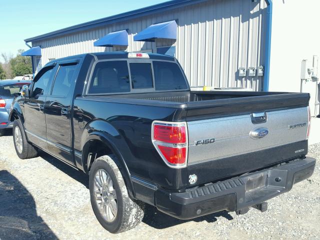 1FTFW1CF2BFB39447 - 2011 FORD F150 SUPER BLACK photo 3