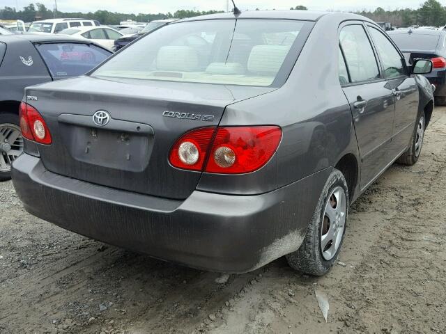 1NXBR32E67Z915023 - 2007 TOYOTA COROLLA CE GRAY photo 4