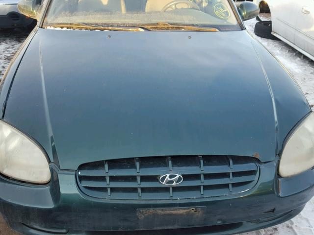 KMHWF35V9YA349500 - 2000 HYUNDAI SONATA GLS GREEN photo 7