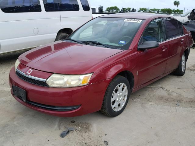 1G8AJ52F04Z114186 - 2004 SATURN ION LEVEL MAROON photo 2