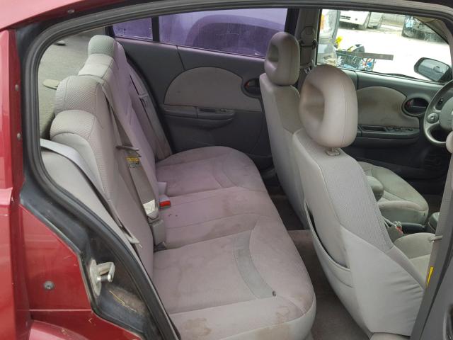 1G8AJ52F04Z114186 - 2004 SATURN ION LEVEL MAROON photo 6