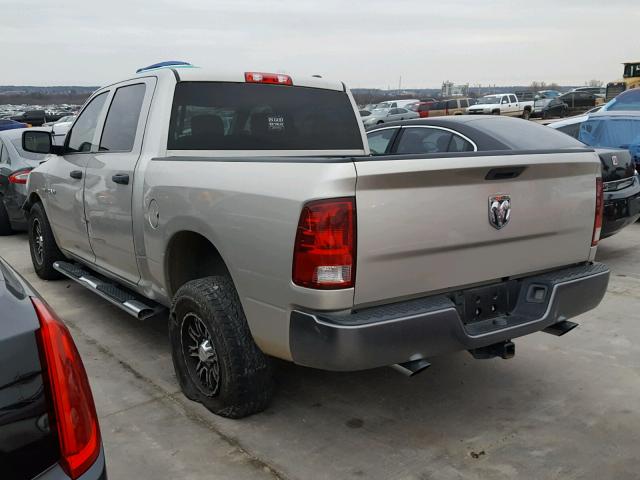 1D3HB13T89J526688 - 2009 DODGE RAM 1500 GRAY photo 3