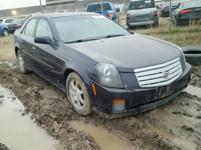 1G6DM57T060174259 - 2006 CADILLAC CTS BLACK photo 1