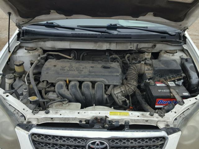 1NXBR32E78Z962806 - 2008 TOYOTA COROLLA CE WHITE photo 7