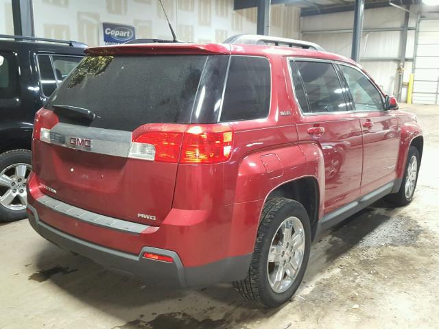 2GKFLTEK5D6151642 - 2013 GMC TERRAIN SL RED photo 4