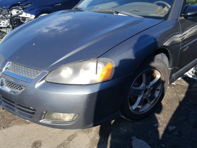 4B3AG52H54E043869 - 2004 DODGE STRATUS R/ GRAY photo 9