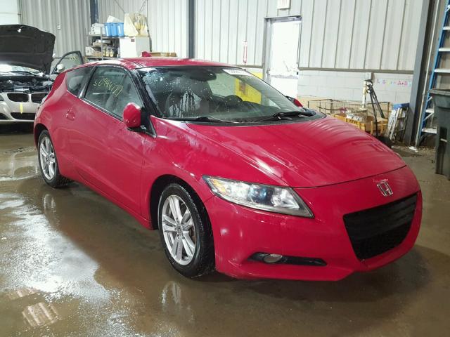 JHMZF1D68BS006337 - 2011 HONDA CR-Z EX RED photo 1