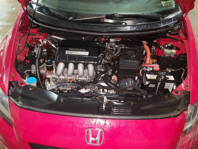 JHMZF1D68BS006337 - 2011 HONDA CR-Z EX RED photo 7