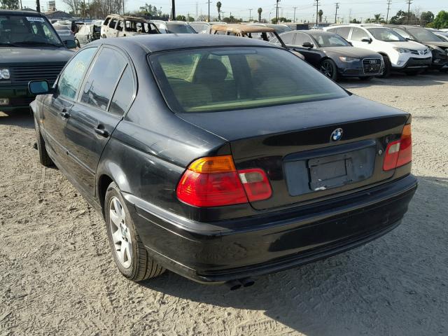 WBAAN37471ND45675 - 2001 BMW 325 I BLACK photo 3