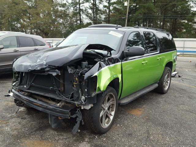 3GNFK16377G108186 - 2007 CHEVROLET SUBURBAN K GREEN photo 2