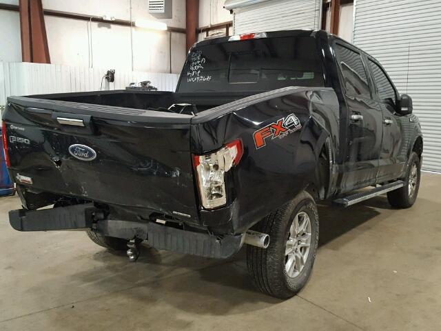 1FTEW1EFXGKE11590 - 2016 FORD F150 SUPER BLACK photo 4