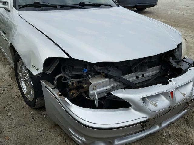 1G2NW52E12M598254 - 2002 PONTIAC GRAND AM G SILVER photo 9