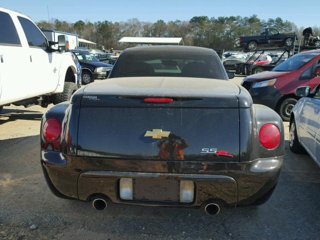 1GCES14P34B108829 - 2004 CHEVROLET SSR BLACK photo 6