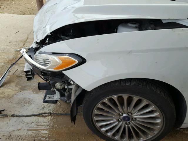 3FA6P0K9XER208918 - 2014 FORD FUSION TIT WHITE photo 9