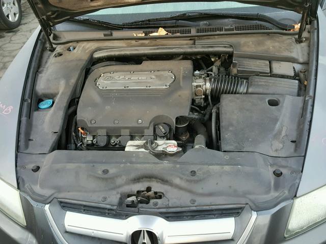 19UUA66234A008833 - 2004 ACURA TL GRAY photo 7