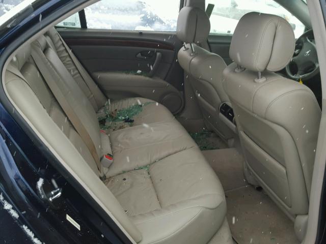 JH4KB16546C010144 - 2006 ACURA RL ლურჯი ფოტო 6